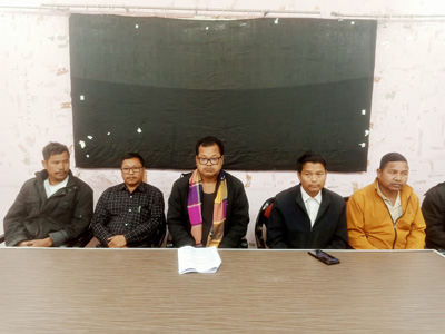 Joint Movement Committee of JAC, JARC & DRMC addressed a press conference at Agartala Press Club on January 7 highlighting their demands.